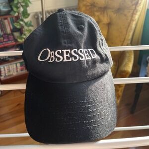 Blue&Cream Obsessed Hat in Black